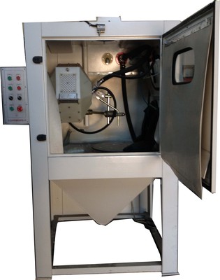 滚筒液体喷砂机自动型