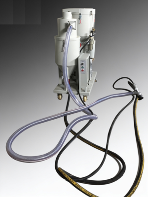 负压吸射式可移动循环回收无尘喷砂机