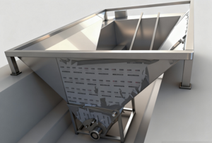 定㓡款液体喷砂房地坑及导流面